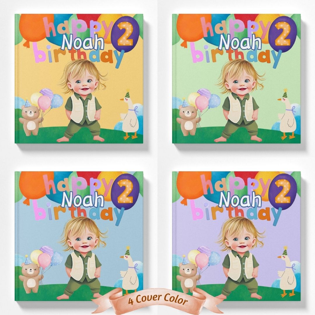 Happy 2nd Birthday (Available in 8 Languages)